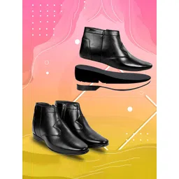 Bxxy Men Textured Casual Elevator Boots