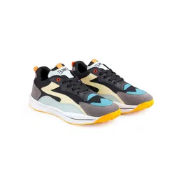 Bxxy Men Yellow Textile High-Top Running Non-Marking Shoes