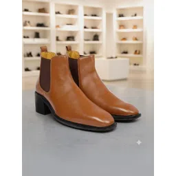 Bxxy Round Toe High-Top Chelsea Boots