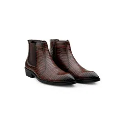 Bxxy Textured Pointed Toe Chelsea Boots