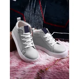 Bxxy Women Mid Top Lace Up Sneakers