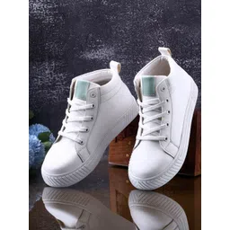 Bxxy Women Mid Top Lace Up Sneakers