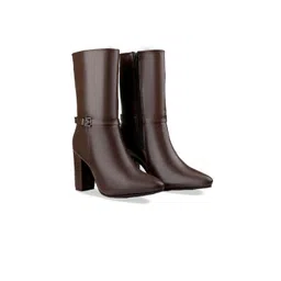 Bxxy Women PU Party High-Top Block Chelsea Boots