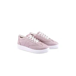 Bxxy Women Round Toe Lace-Ups Sneakers