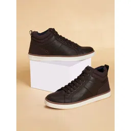 BYFORD by Pantaloons Men PU Contrast Sole Sneakers