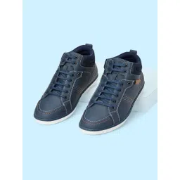 Byford by Pantaloons Men's Navy Ankle High Sneakers