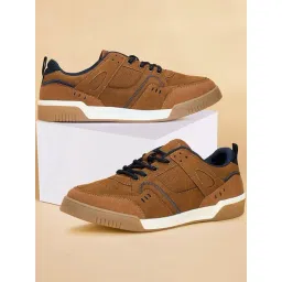 Byford by Pantaloons Men's Tan Casual Sneakers