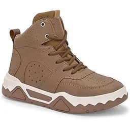BZ031 Men's BEIGE Synthetic Leather Outdoor Casual Boot