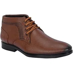 BZ053 Men's Tan Synthetic Leather Casual Boots