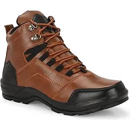 BZ072 Men's TAN SYNTHETIC LEATHER Outdoor Casual Boot