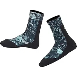 CALANDIS® 5mm Neoprene Coldproof Waterproof Adults Diving Socks for Beach Swim Rafting for 46 to 47 | Boots, Booties | Fins, Footwear & Gloves
