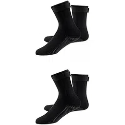 CALANDIS™ 2 Pairs Neoprene Diving Scuba Boots 3mm Surfing Snorkeling Socks Black S L | Boots, Booties | Fins, Footwear & Gloves | Water Sports