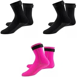 CALANDIS™ 3 Pairs Neoprene Diving Scuba Boots 3mm Surfing Snorkeling Socks | Boots, Booties | Fins, Footwear & Gloves | Water Sports