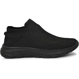CALZURA Planet Men's Running Shoes | Planet Black | Lightweight| Breathable & Durable | Premium Mesh Upper & EVA Sole | Cushioned Insole | Stylish Sporty Look | Casual Daily Use Shoes