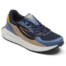 Campus Cable Men’s Sneakers | Lightweight Casual & Sports Shoes for Men | Breathable Mesh Upper, Bubble Yoga Max Cushion Insole, EVA + TPR Anti-Slip Sole | Lace-Up Walking Sneakers