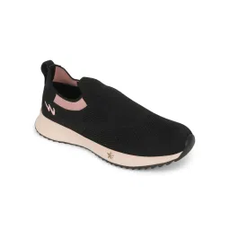 Campus MASON Women Black Walking Shoes