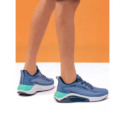 Campus Men Blue Mesh Running Shoes