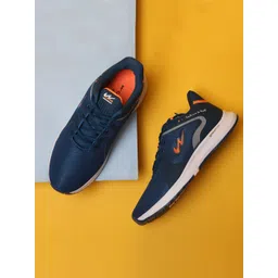 Campus Men Blue Mesh Running Shoes