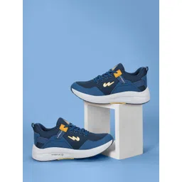 Campus Men Blue Mesh Running Shoes