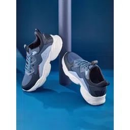 Campus Men Colourblocked Lace-Ups Round Toe Sneakers