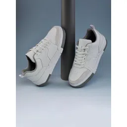 Campus Men Colourblocked PU Sneakers