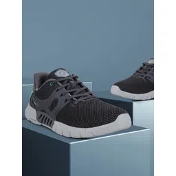 Campus Men Grey Mesh Running Shoes