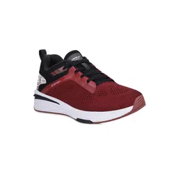 Campus Men Maroon Mesh Running Shoes