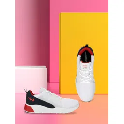Campus Men White Mesh Running Shoes