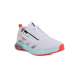 Campus Men White Mesh Running Shoes