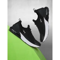 Campus Men's Dragon Black Running Shoes