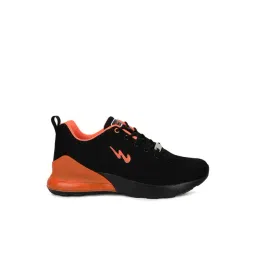 Campus Men's Flying Fury Jet Black Running Shoes