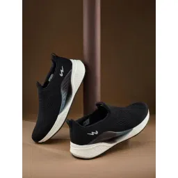 Campus Men's NITROFLY Black Walking Shoes