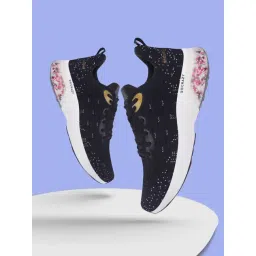 Campus Men's Rim Black Running Shoes