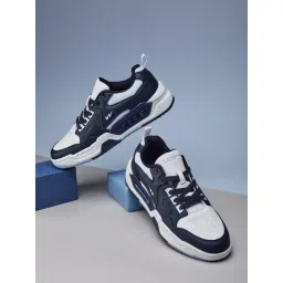Campus Men's White & Navy Sneakers