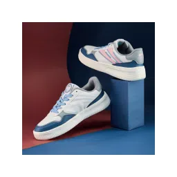 Campus SMOLT White & Blue Women Sneakers