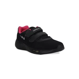 Campus Women Black Mesh Running Shoes