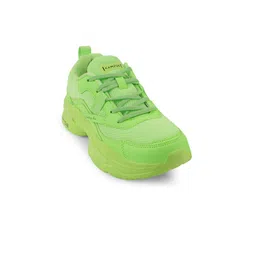Campus Women Green Mesh Running Shoes