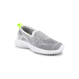Campus Women Grey Mesh Walking Slip On  Shoes