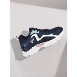 Campus Women Navy Blue Mesh Running Shoes