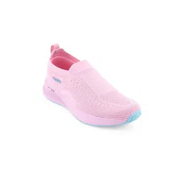 Campus Women Pink Mesh Walking Shoes