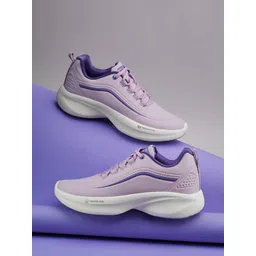 Campus Women PU Lace-Ups Sneakers