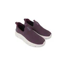 Campus Women Round Toe Memory Foam Mesh Slip-On Sneakers