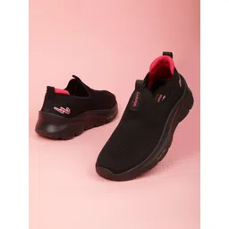 Campus Women Round Toe Memory Foam Slip-On Sneakers