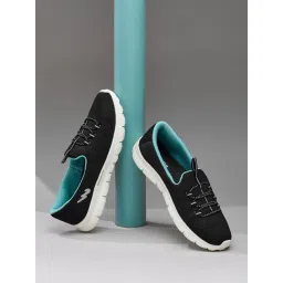 Campus Women's SAFFRON Black Walking Shoes