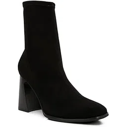 Candid Flared Block Heel Boots