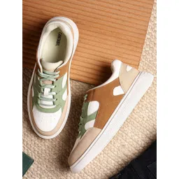 Cantabil Men Colourblocked Lace-Ups Sneakers