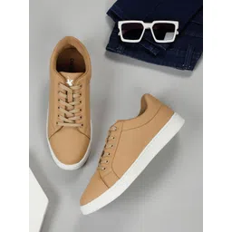 Cantabil Men Colourblocked PU Sneakers
