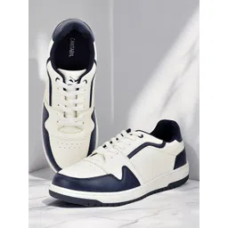 Cantabil Men Colourblocked PU Sneakers