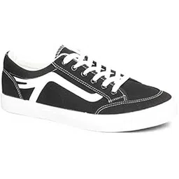 Canvas Sneakers, Lace-up Casual Shoes with Contrast Stitching, Classic Design, Sneakers for Men & Women (Unisex)