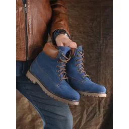 CARLO ROMANO Men Mid Top Regular Boots